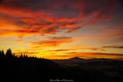 Styczeń 2020 - Rabka i zachód słońca